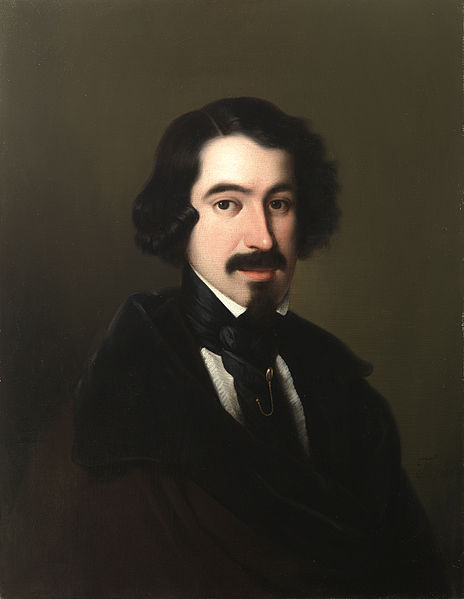 Jose de Espronceda 1842-1846 by Antonio Maria Esquivel  Prado Museum Madrid